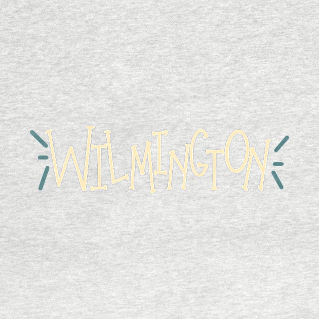 Wilmington Handlettering Yellow by trippyzipp